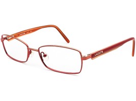 Lacoste Eyeglasses L2144 830 Orange Rectangular Frame 52[]16 135 - $59.99