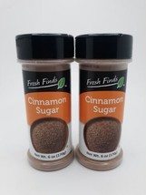 Pack of 2 - Cinnamon Sugar 6 oz, Fresh Finds Exp: 2026 Free Shipping - $19.79