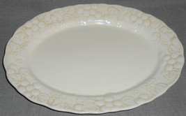 Metlox ANTIQUE GRAPE PATTERN 14 1/4&quot; Oval Serving Platter MADE IN CALIFO... - $553.42 MXN