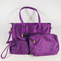 Itscosy Set Of 3 Women&#39;s Bags Ladies Purse Clutch Makeup Bag Handbag - £59.27 GBP
