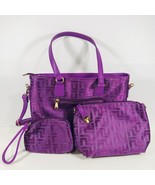 Itscosy Set Of 3 Women&#39;s Bags Ladies Purse Clutch Makeup Bag Handbag - £59.35 GBP