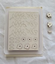 Stampin Up Touches Of Nature Elements Unmounted Wood Stamp Set - £7.75 GBP