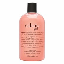 Philosophy Cabana Girl 3 in 1 Shower Gel Body Wash 16 oz  NEW - £21.97 GBP