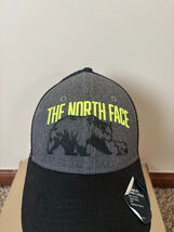 The North Face Mudder Mesh Trucker Hat Embroidered Bear Logo Gray/Black - $27.99