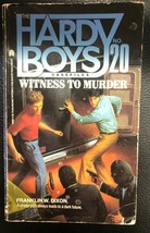 HARDY BOYS CASEFILES #19 Witness to Murder by Franklin W Dixon (1988) Archway pb - £9.33 GBP