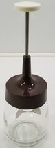Vintage Federal Housewares Kitchen Hand Spring Food Chopper Glass Jar  - $184.44 MXN