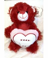 GIFT CARD HOLDER plush Teddy Bear  RED   With pocket Heart - €10,64 EUR