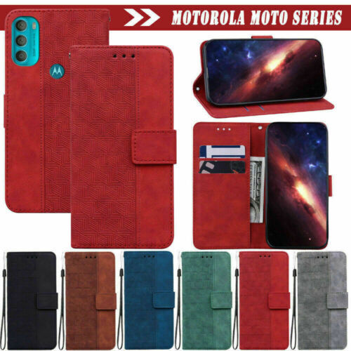 For Moto G31/G41 G50 G60S Edge 20 fusion Pro Case Flip  Leather Wallet Cover