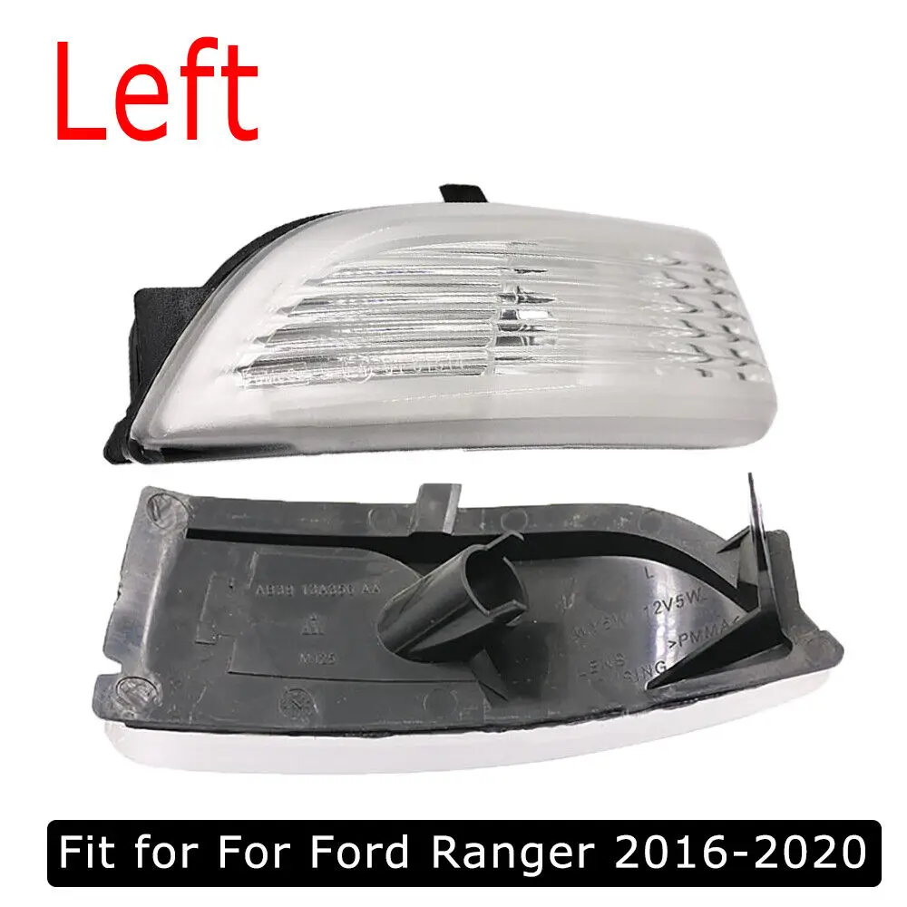 Wing Mirror Indicator Lens Cover Set for Ford Ranger T6 2012-2019 - £19.11 GBP
