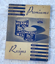 Vintage Wilson&#39;s Milk Premiums Recipes booklet 1930s or 1940s advertising - £4.03 GBP
