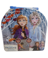 Disney Frozen 2 Anna Elsa On The Go Sidewalk Chalk Chalkboard Tin Set - $5.37