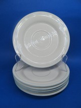Lenox Chinastone Country Cottage Set Of 7 Vintage  6 3/8&quot; Saucer Plates VGC - £15.13 GBP