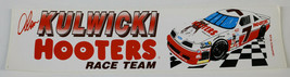 Hooters Race Team Alan Kulwicki Bumper Sticker 11 X 3 - £15.71 GBP