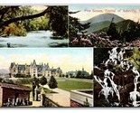 Five Scenes Multiview Asheville North Carolina UNP DB Postcard V9 - £4.63 GBP