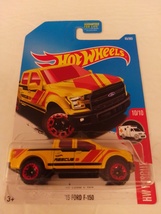 Hot Wheels 2017 #065 Yellow 15 Ford F-150 BLOR Wheels HW Rescue Series 10/10 MOC - £7.98 GBP