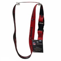 Tampa Bay Buccaneers NFL Football Red And Black Lanyard Key Badge Holder New - £5.74 GBP