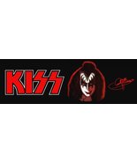 KISS 9 x 3 Inch Gene Simmons Solo Album Glossy Custom Bumper Sticker - $10.50