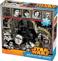 STAR WARS A New Hope JIGSAW PUZZLE 1000 Piece RETIRED Galactic Art SEALE... - $35.63
