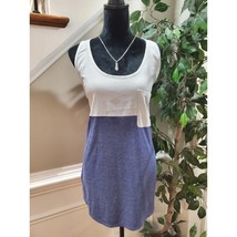 Magellan Women&#39;s Blue &amp; White Polyester Scoop Neck Sleeveless Top Blouse... - $21.78