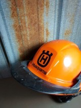 Husqvarna Orange Hard Hat Berendsen Safety Balance AC Sz 54-61 &amp; Ear Pro... - £21.90 GBP
