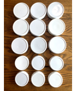 Lot of 15 Reusable Ball (9)Wide Mouth (6) Regular Mouth Plastic Storage ... - $278.46 MXN