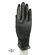 Sheer Black Lace Touch Screen Fashion Gloves - Party, Dress Up, Retro - ... - £14.19 GBP