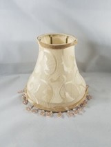PartyLite Peg Candleholder Classic Celebrations Ivory Shade Beads Replacement - $7.68
