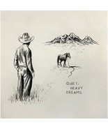 Quiet, Heavy Dreams Zach Bryan Poster Album Cover Art Print Size 12x12&quot; ... - £9.51 GBP+