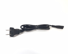 US PLUG 2 pin AC Power Cable Cord Adapter, Black - £6.21 GBP