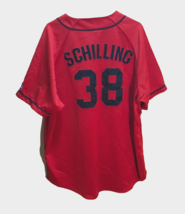 Curt Schilling #38 Boston Red Sox MLB Vintage 90s Baseball Sewn Jersey 2XL - $38.80