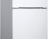 Double Door Refrigerator, White, 3.1 Cubic Feet - £433.48 GBP