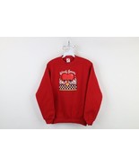 Vintage 90s Girls XL Distressed Friends Forever Puppy Dog Sweatshirt Red... - $39.55