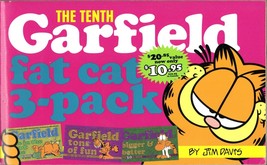 VINTAGE 1999 10th Garfield Fat Cat 3-Pack Paperback Book Jim Davis - £11.82 GBP