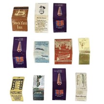 Vtg Matchbook Matches Lot of 11 Tuminellos Moonlight Gardens Stock Yard Inn - £8.80 GBP