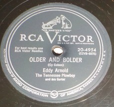 Eddy Arnold 78 Older &amp; Bolder / I&#39;d Trade All Of My Tomorrows Y13 - £4.64 GBP