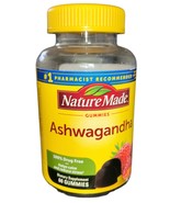 Nature Made Ashwagandha Gummies for Reduce Stress Support 60Ct - $252.18 MXN
