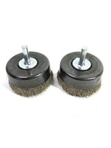 2-Crimped Wire 2-1/2 Inch Cup Brush Stainless Steel 1/4 Shank Die Grinde... - $43.00