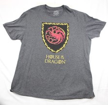 GOT Game Of Thrones House Of The Dragon Gray T-Shirt XL - $11.65