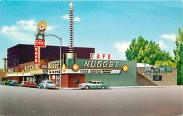 Autos  Aurora Carson City Nevada 1950s Cafe Nugget Casino Cabling postca... - $5.58