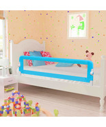 Toddler Safety Bed Rail 2 pcs Blue 150x42 cm - £35.74 GBP