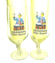 2 EKU Erste Aktienbrauerei Kulmbach Multiples AAA German Beer Glasses - £9.34 GBP