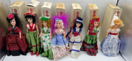 Dolls of the World Lot of 8 New in Boxes 1960&#39;s Italy Ireland American Holland - £15.13 GBP