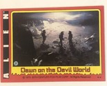 Alien Trading Card #37 Dawn On The Devil World - $1.97