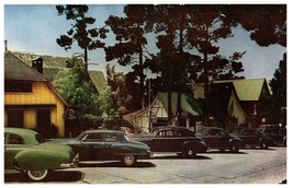 Carmel by the Sea Pine Inn Old Cars Street Scene Vintage California Postcard - £11.67 GBP