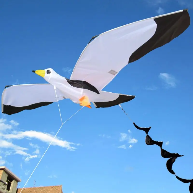 3D Colorful Seagull Kite Stunt Kite Flying Kite Easy Assembled Best kites - £18.64 GBP