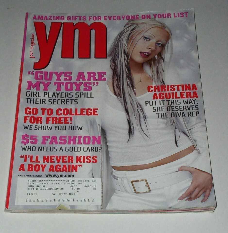 Christina Aguilera Your Magazine Vintage 2002 Is Christina Aguilera A Diva? - $34.99