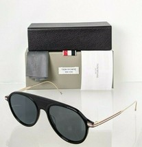 Brand New Authentic Thom Browne Sunglasses TB 809-A-BLK-GLD TBS809 Frame - £292.74 GBP