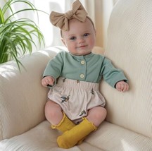 Newborn Baby Doll Ella Realistic Soft Body Life Handmade 20” For Gift Box Set - $143.54