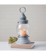 Large Carriage Candle Lnatern in distressed metal - $876.71 MXN