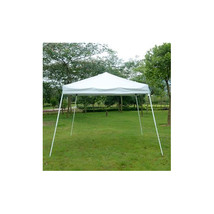 10 x 10 ft. Outdoor Slant Leg Easy Pop-Up Canopy Tent White - $159.39